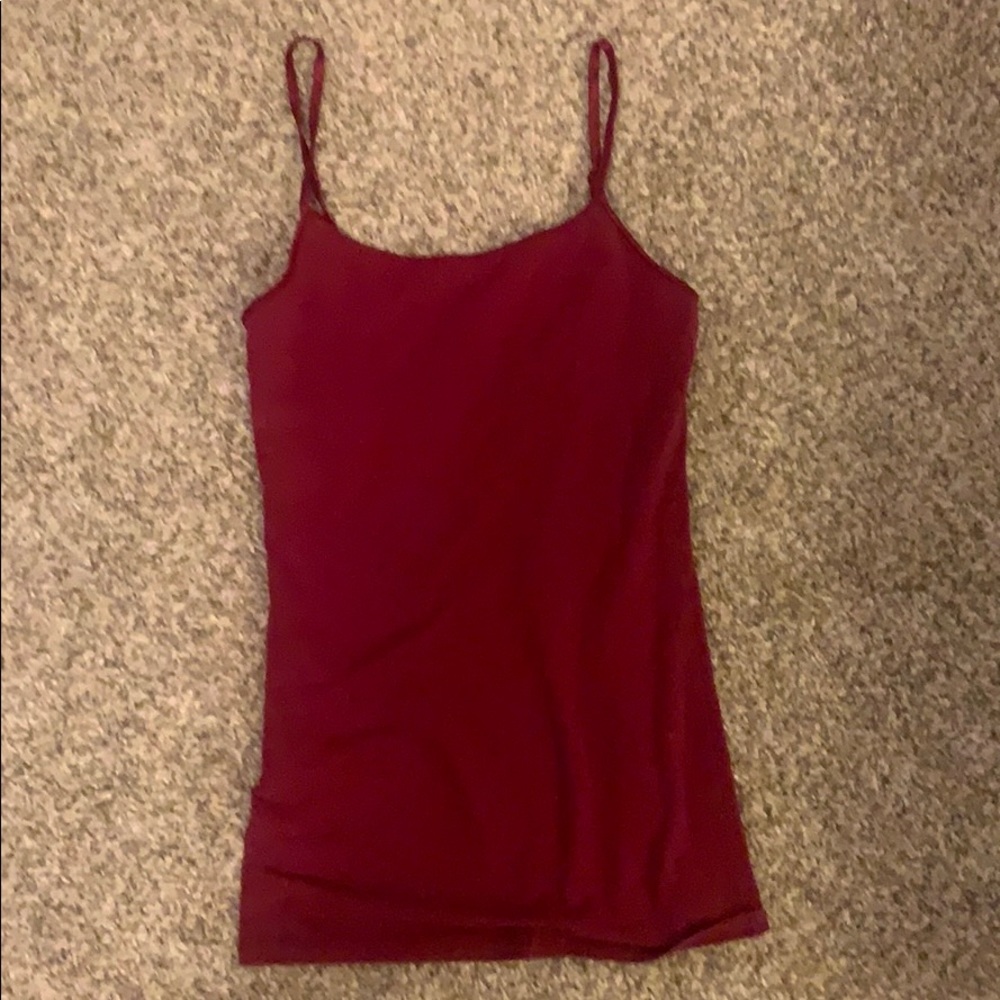 maroon cami